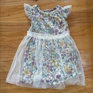 Hanna Anderson Floral Tulle Dress for Girls